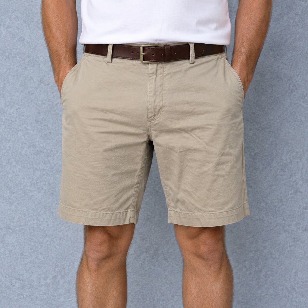 Polo‎ Ralph Lauren Mens Relaxed Fit Chino Shorts Tan Khaki Cotton Size 40